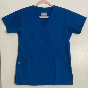 Royal Blue Scrub Set